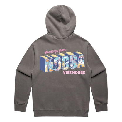 GREETINGS FROM NOOSA FLEECE - FADED GREY