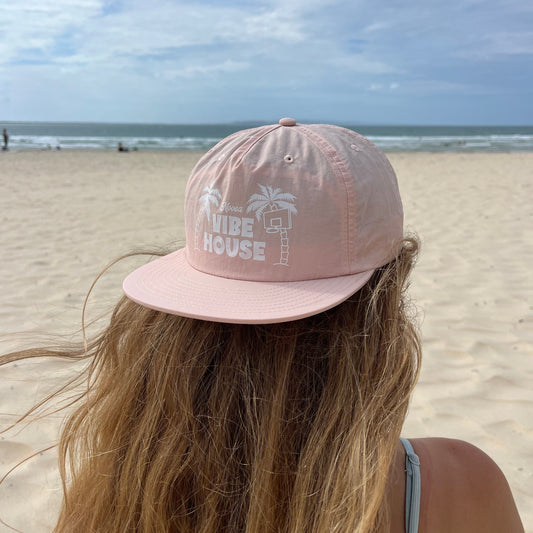 PARADISE SURF CAP - PINK/WHITE