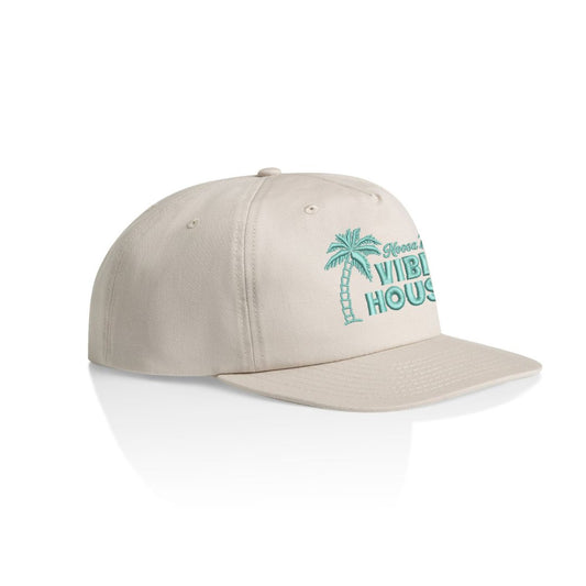 PARADISE SURF COTTON CAP - BONE/TEAL