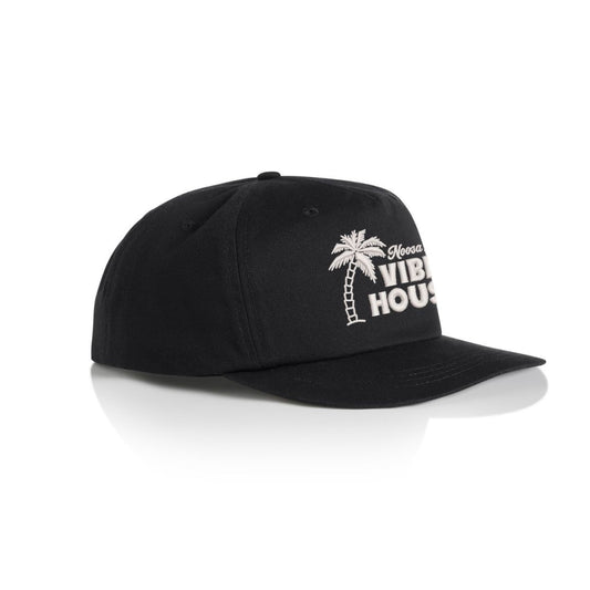 PARADISE SURF COTTON CAP - BLACK/WHITE